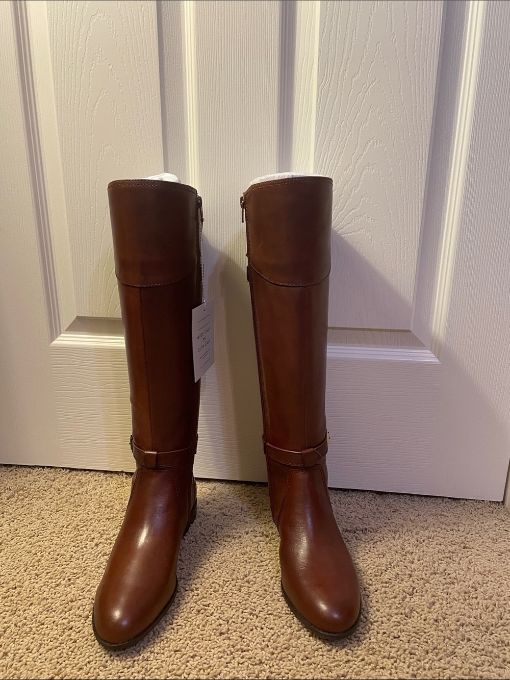Alex Marie Cognac Tall Riding Boots